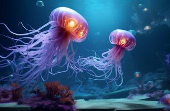 Jellyfish vs Octopus: Underwater Battle Art