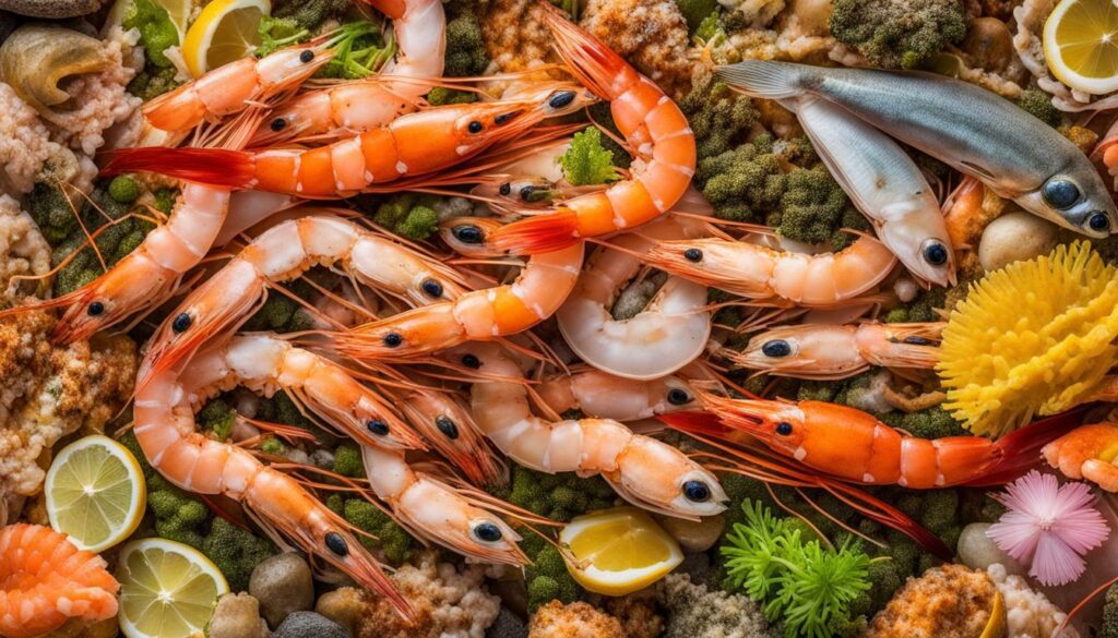 nutritional needs of shrimps