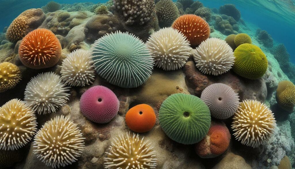 sea urchin distribution