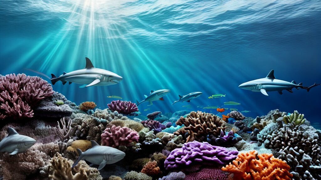 sharks in open ocean habitats